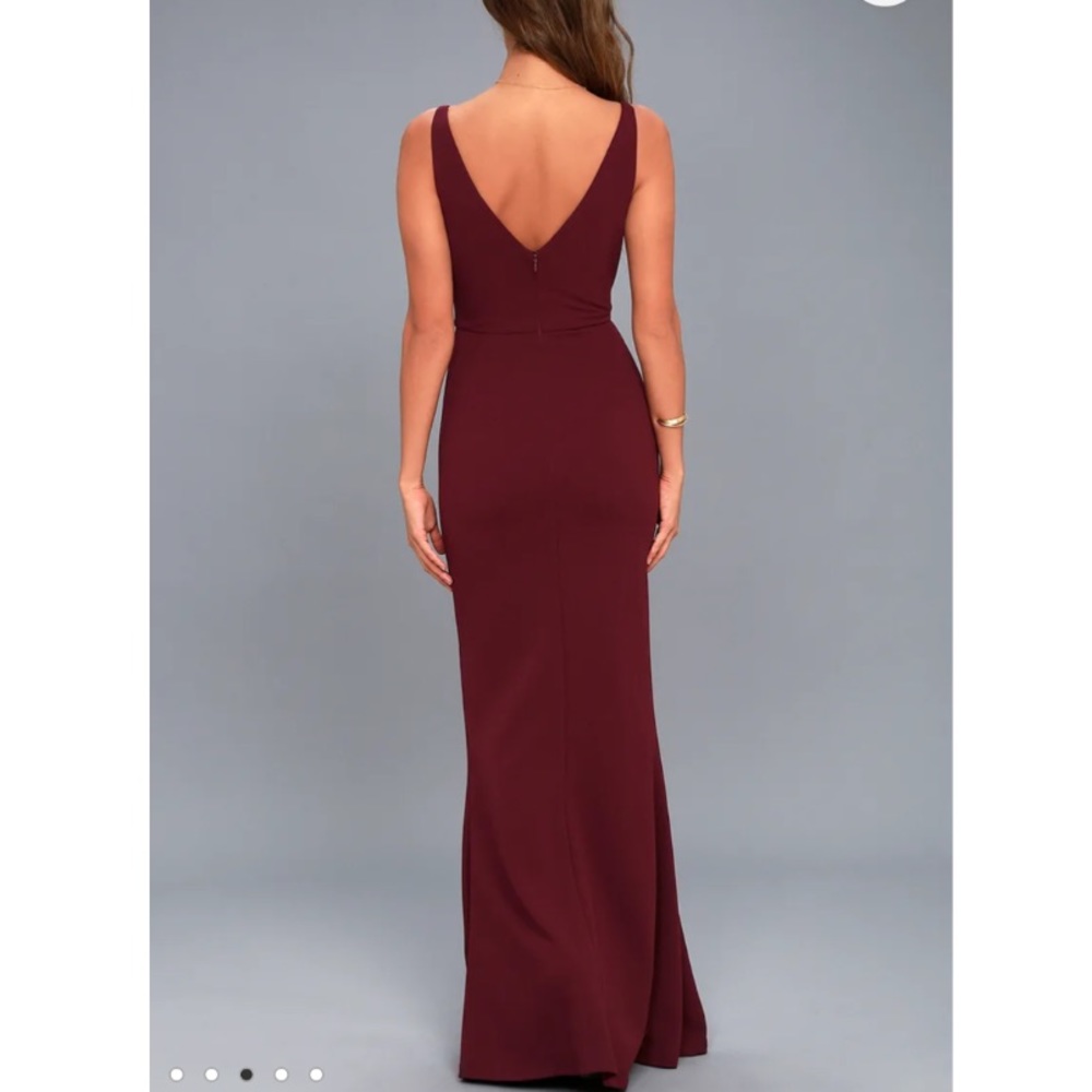 ❌SOLD❌Lulu’s Plum Purple Sleeveless Maxi Dress - Picture 4 of 15